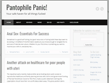 Tablet Screenshot of pantophilepanic.com
